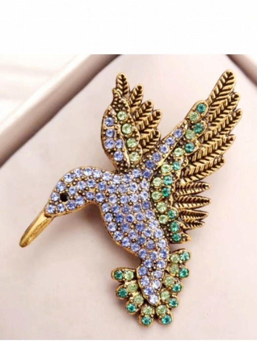 🌺Hummingbird Bird Rhinestone Brooch. Hummingbird Accessories